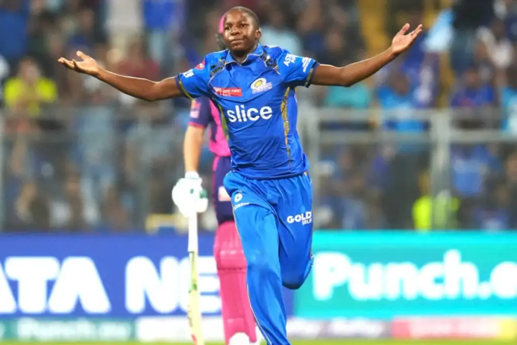 Kwena starting off with a wicket.