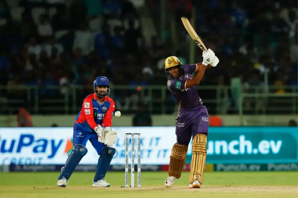 of KKR making short work of the bowling