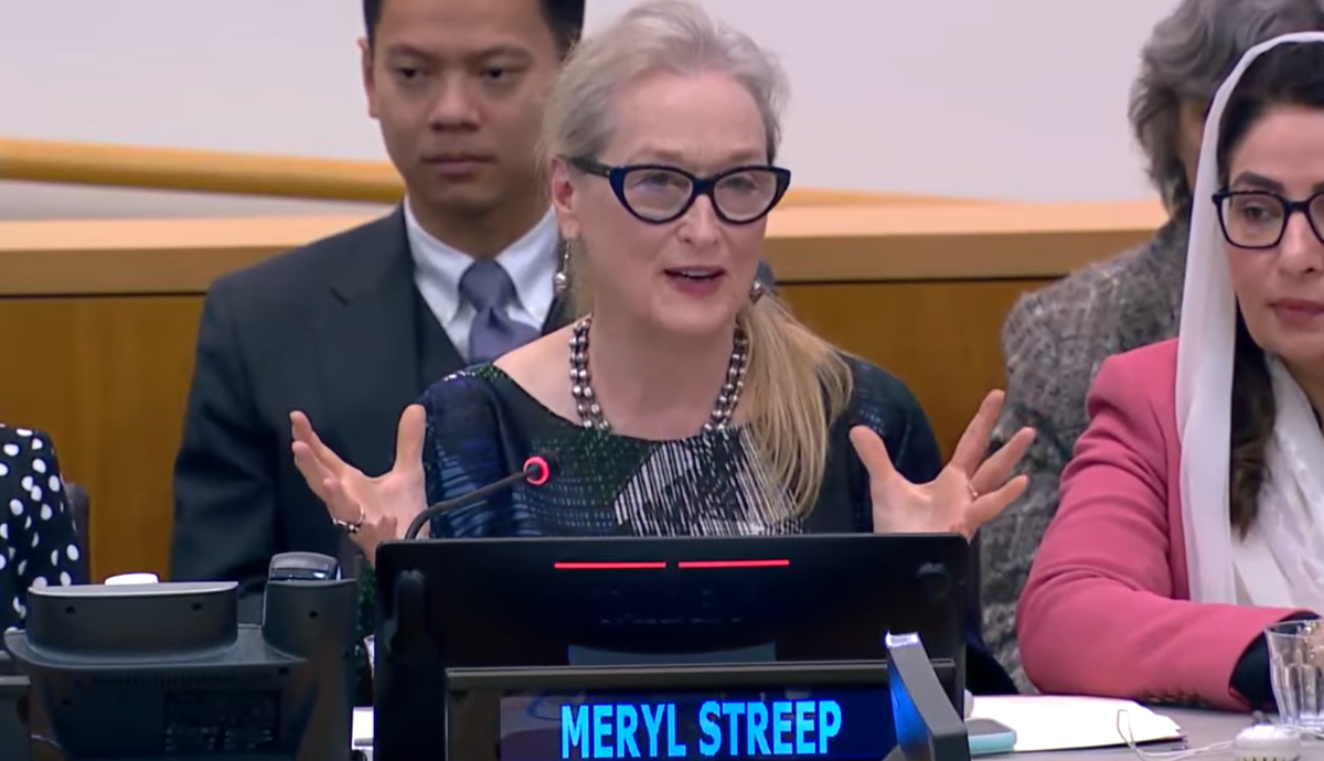 Meryl Streep condemns Taliban’s treatment of women in Afghanistan at UN General Assembly