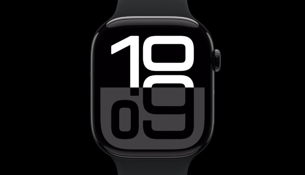 Jet-black Apple Watch Series 10 