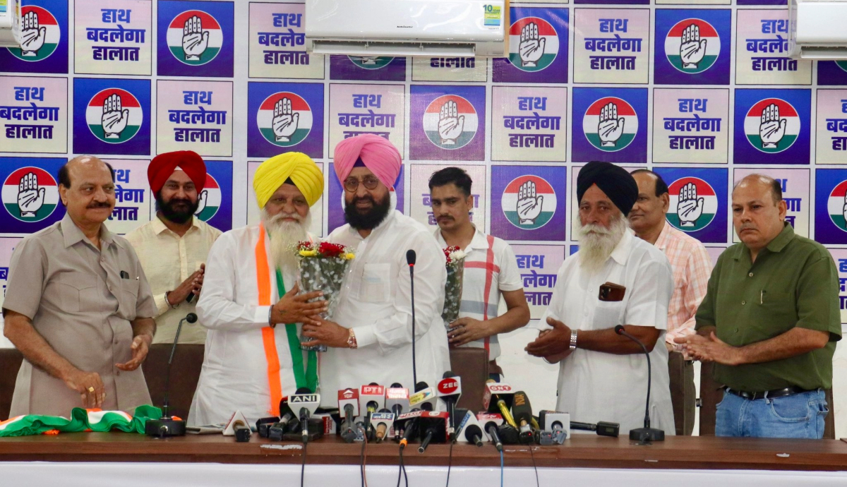 AAP’s Amar Singh joins Congress ahead of Haryana Assembly elections