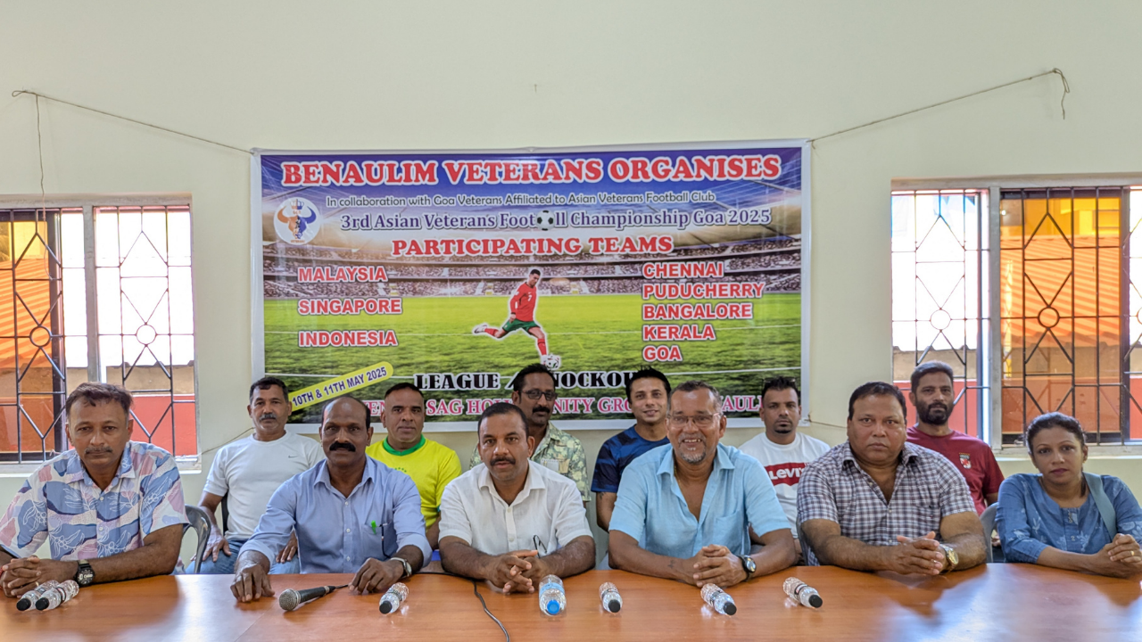Benaulim Veterans to Host 3rd Asian Veterans Football Championship 2025