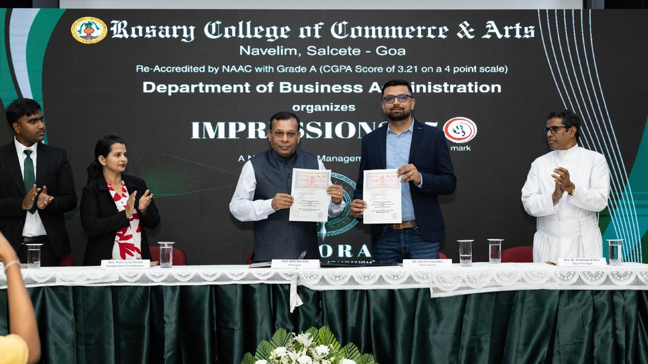 EduAdvise, Rosary College Sign MOU at Impressions 2025 for Global Education