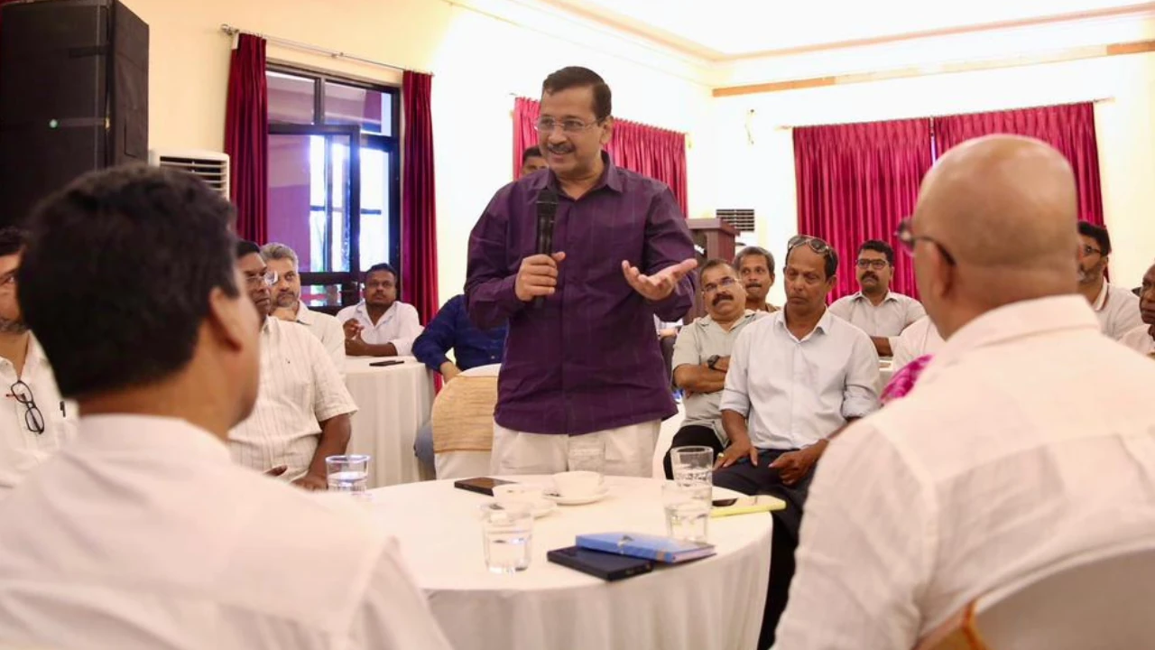 Kejriwal Urges AAP Goa to Strengthen Grassroots, Become the Voice of the People