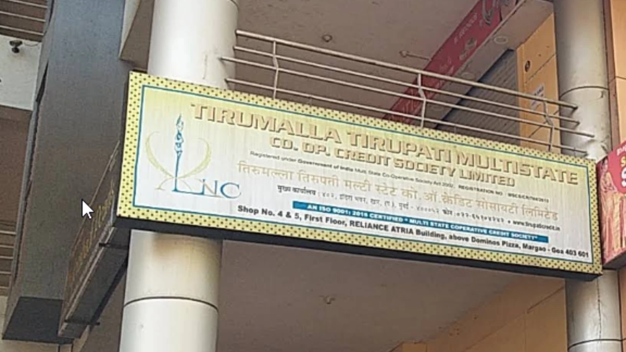 Goa Government Cancels NOC for Tirumalla Tirupati Co-operative Credit Society