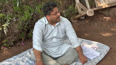 Margao Garden Row: Chirag Naik on Hunger Strike