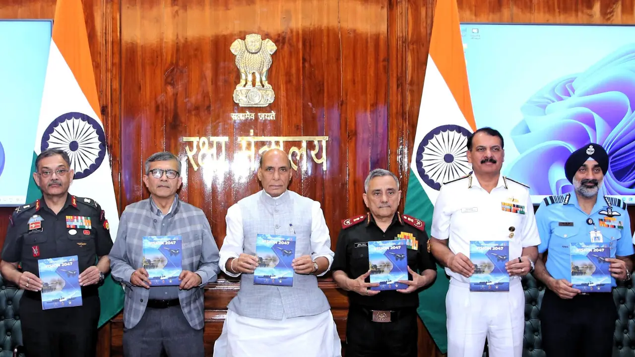 Defence Forces Vision 2047 Roadmap Released by Rajnath Singh
