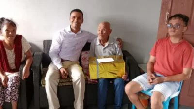 Assam Rifles Honours 104-Year-Old WWII Veteran in Moreh