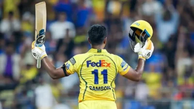 Sanju Samson century powers CSK to record win over MI
