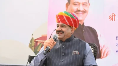 Om Birla Meets Rajasthani Community in Goa