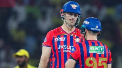 Marsh’s 90 Powers LSG to Seven-Wicket Win Over CSK