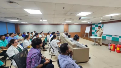 Manipal Hospital Goa holds fire drill, CPR training