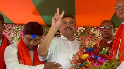 BJP crosses majority mark in West Bengal elections