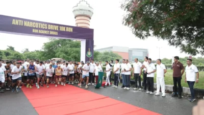 Goa Police marks Anti-Drug Day with 10 km awareness run