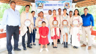 Arossim, Cansaulim Students Honoured for Academic Excellence
