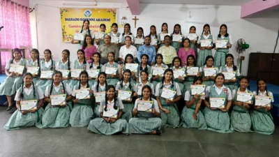 DKA holds poem-writing workshop at Dona Paula school